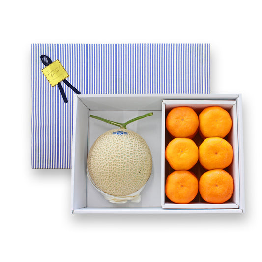 ◆父の日限定◆クラウンメロンとハウスみかん詰合せ