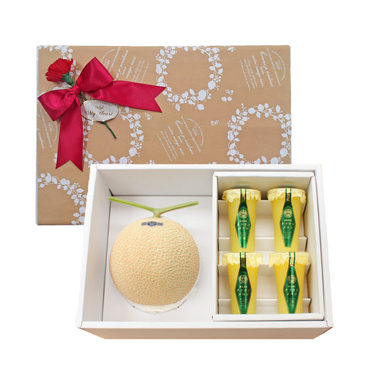 ◆母の日限定◆クラウンメロンとゼリーの詰合せ